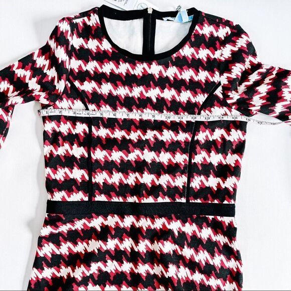 Draper James Homestead Houndstooth Fit Flare Dress - Picture 8 of 12